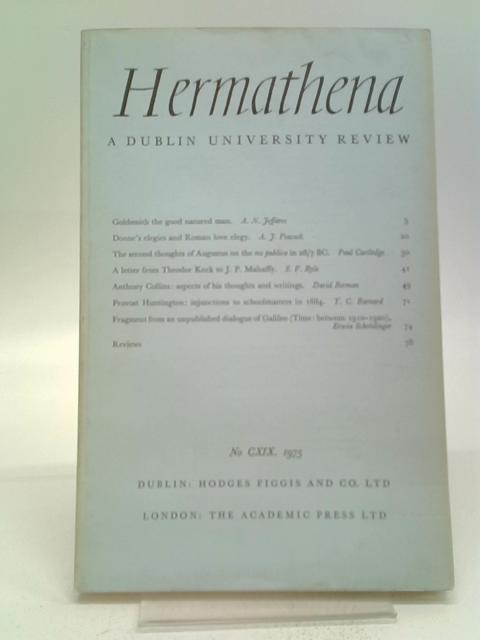 Hermathena: A Dublin University Review No. CXIX By Various