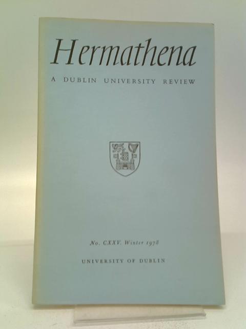 Hermathena: A Dublin University Review No. CXXV By Various