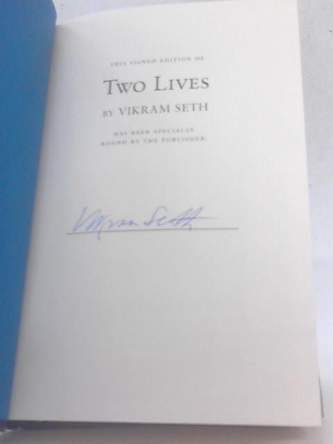 Two Lives By Vikram Seth
