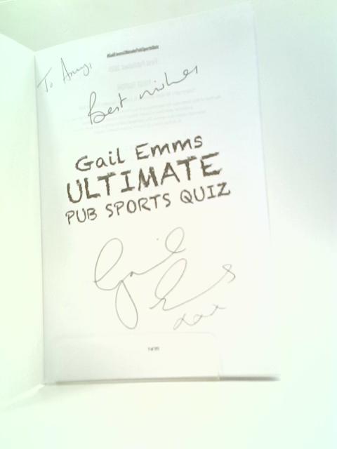 Gail Emms Ultimate Pub Sports Quiz By Gail Emms