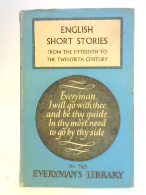 English Short Stories: An Anthology By Various