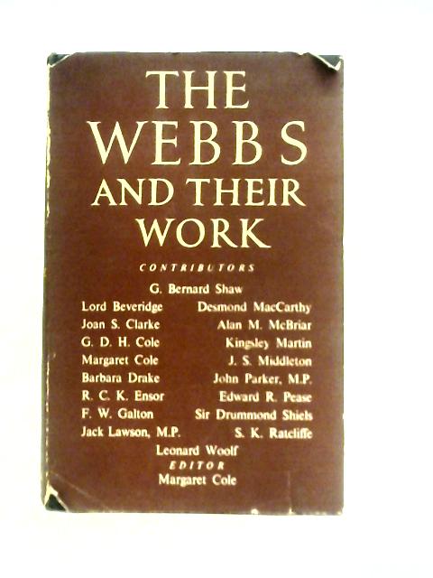The Webbs & their Work By Margaret Cole, (Ed)