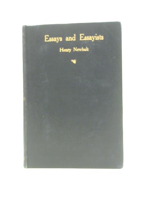 Essays and Essayists By Henry Newbolt