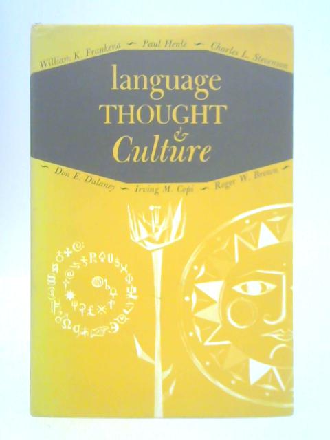 Language, Thought & Culture von Roger W. Brown, et al.