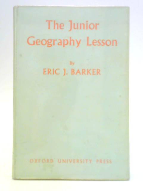 The Junior Geography Lesson By Eric J. Barker