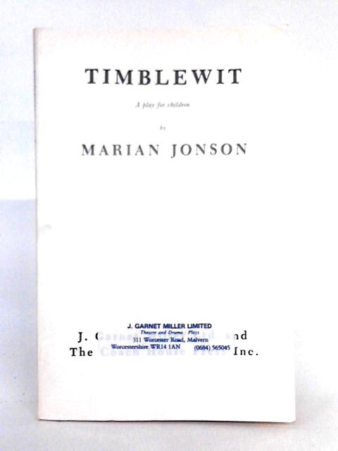 Timblewit By Marian Jonson