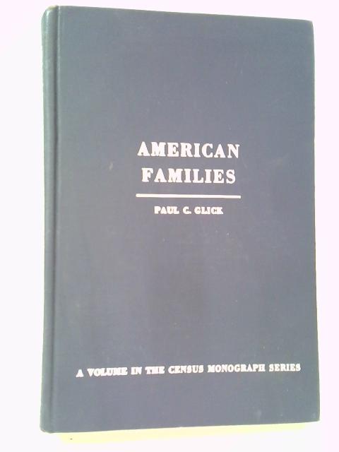 American Families By Paul C. Glick