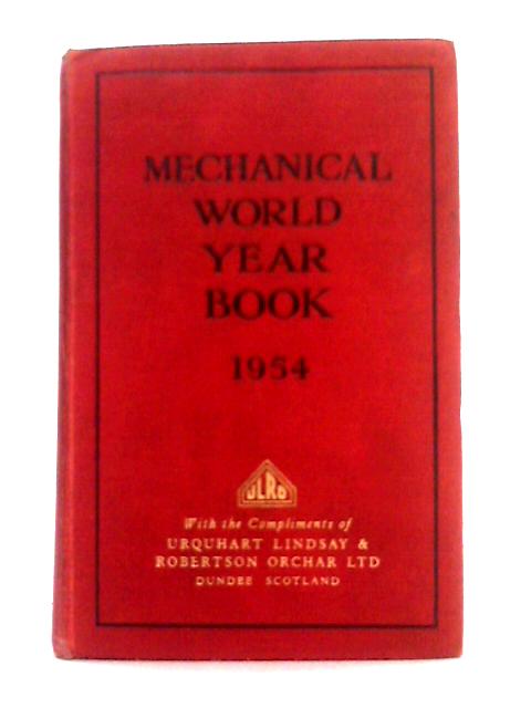 Mechanical World Year Book 1954 By Unstated