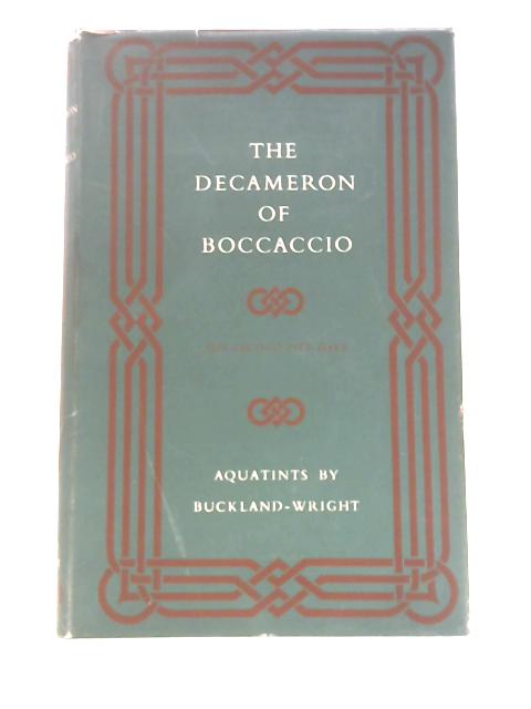 The Decameron of Boccaccio Vol 2 By Buckland-Wright