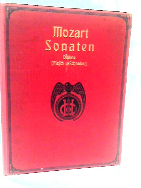 Sonaten fur Pianoforte und Violin par W.A. Mozart