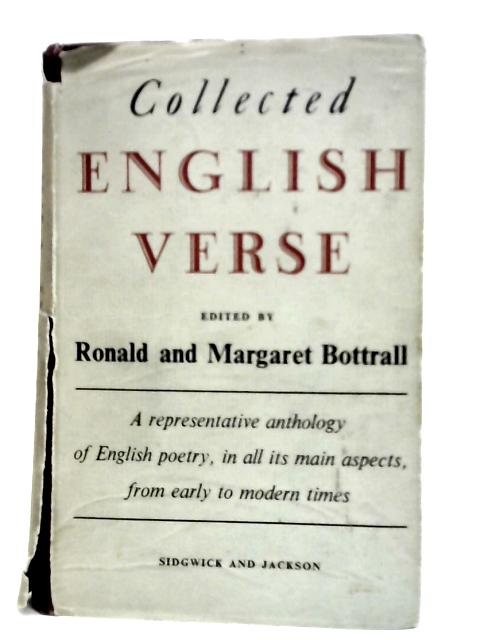 Collected English Verse von R.& M.Bottrall (Edt.)