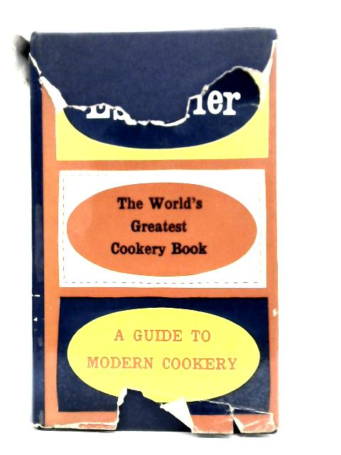 A Guide To Modern Cookery By G.A.Escoffier