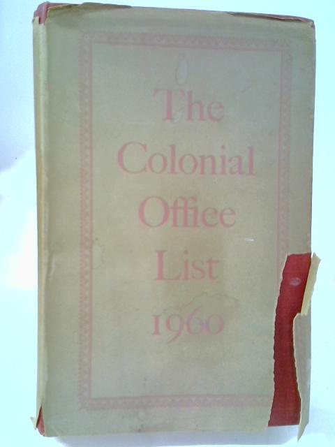 The Colonial Office List 1960 von Various