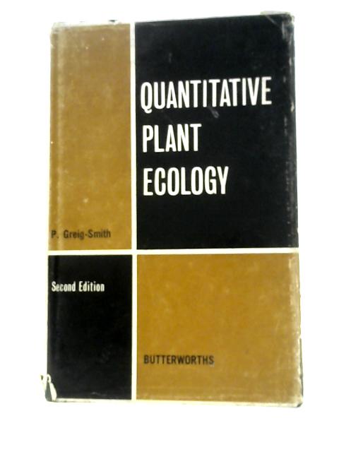 Quantitative Plant Ecology von P.Greig-Smith