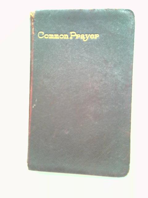 The Book of Common Prayer By Unstated