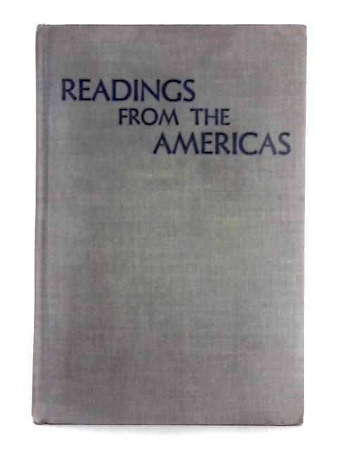 Readings from the Americas; An Introduction to Democratic Thought By Guy A. Cardwell