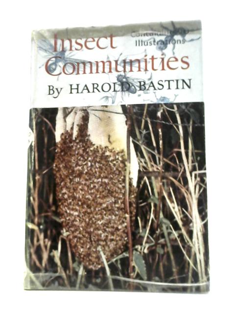 Insect Communities (Nature Library) By Harold Bastin