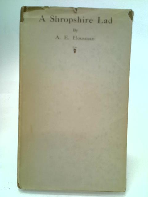 A Shropshire Lad von A. E. Housman