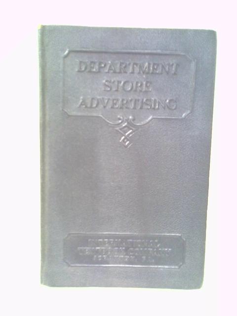 Department-Store Advertising - Parts 1-2 By William Nelson Taft