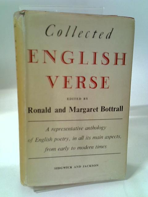 Collected English Verse. By Margaret & Ronald Bottrall