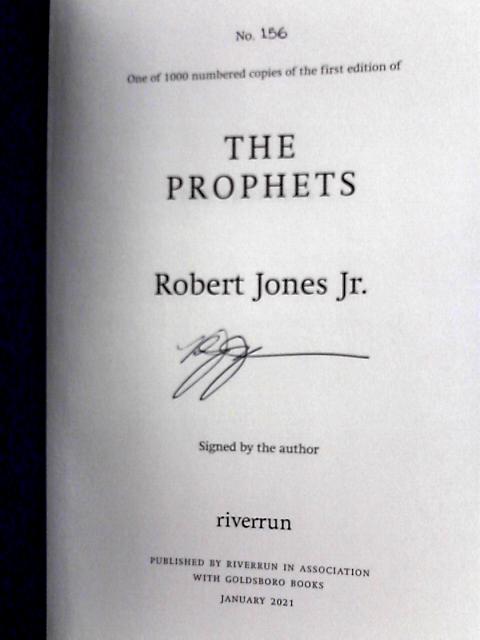 The Prophets By Robert Jones Jr.