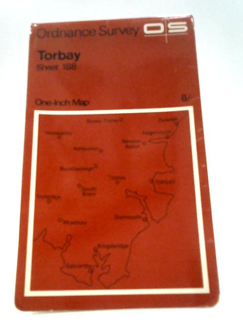 Torbay. Sheet 188 One-inch Map Seventh Series By Ordnance Survey