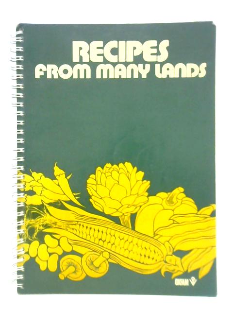 Recipes from Many Lands von Unstated