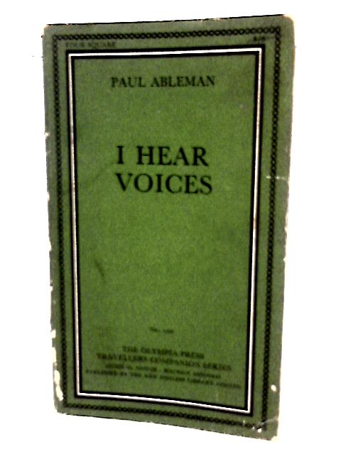 I Hear Voices By Paul Ableman