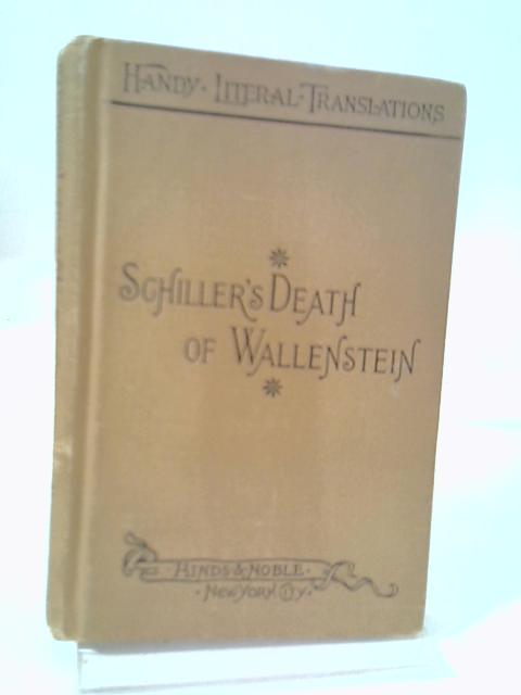 Death of Wallenstein von Friedrich Schiller