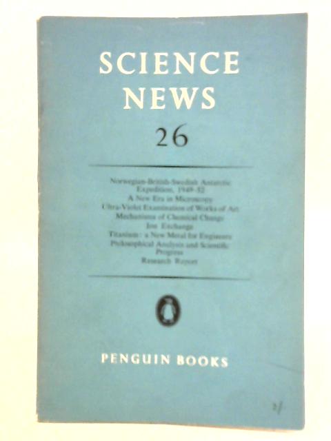 Science News Number 26 von A. W. Haslett (Ed.)