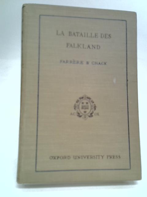 La Bataille Des Falkland By Claude Farrere P Chack