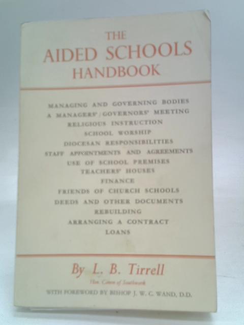 The Aided Schools Handbook By Leslie Burditt Tirrell