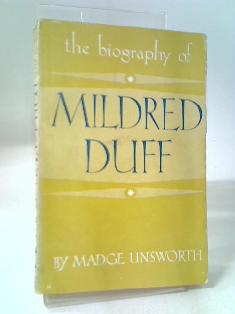 Madge Unsworth By Mildred Duff