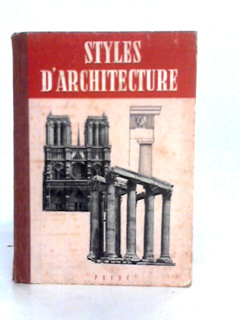 Styles D'Architecture By Erwin Gradmann