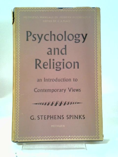 Psychology And Religion von G. Stephens Sinks