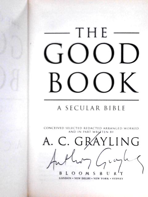 The Good Book By A. C. Grayling