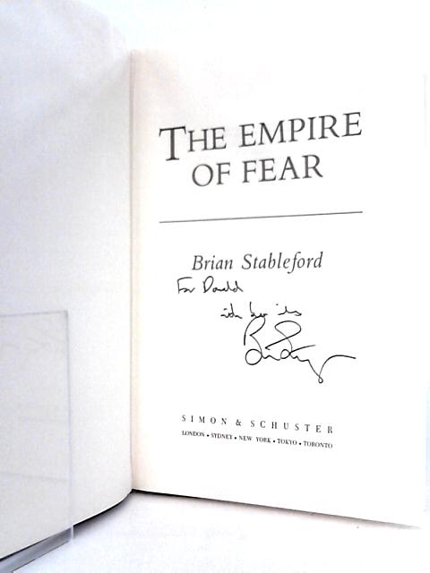 The Empire of Fear By Brian Stableford