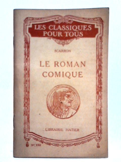 Le Roman Comique By Scarron