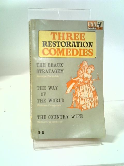 Three Restoration Comedies von N. Marshall