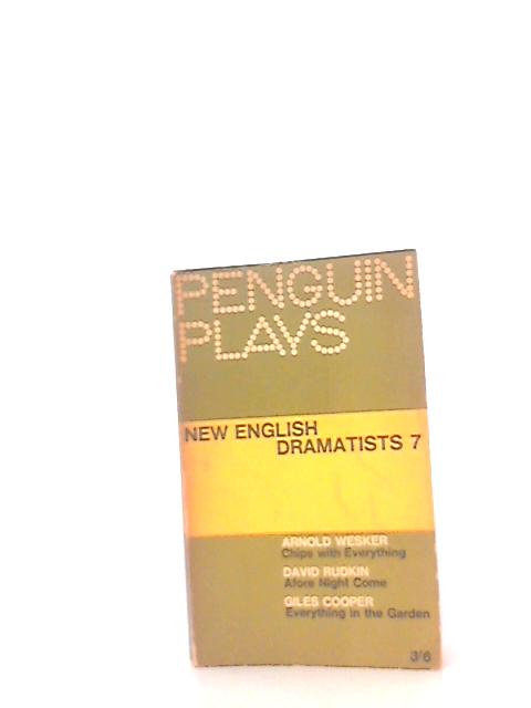 New English Dramatists 7 By A. Wesker Et Al