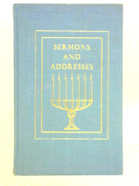 Sermons and Addresses von Rabbi I. N. Fabricant