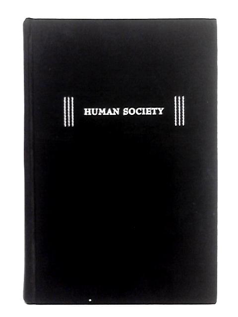 Human Society By Kingsley Davis