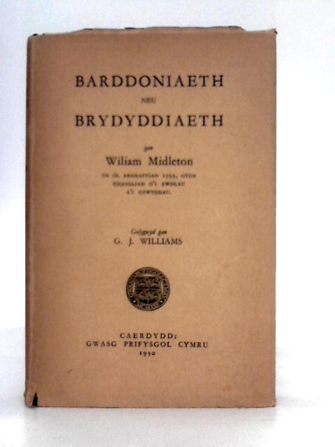 Barddoniaeth neu Brydyddiaeth By William Midleton