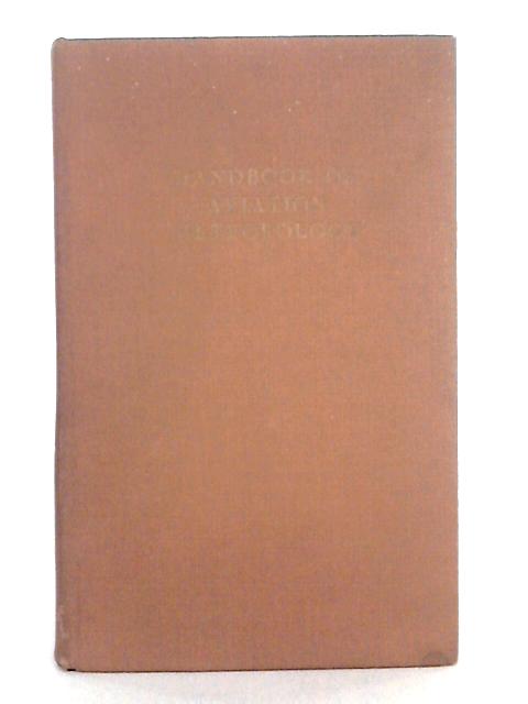 Handbook of Aviation Meteorology (Air Ministry Meteorological Office) By Various