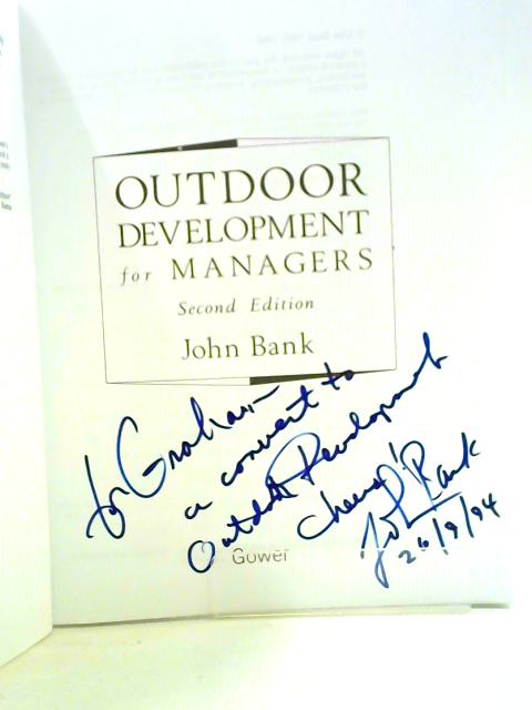 Outdoor Development for Managers von John Bank