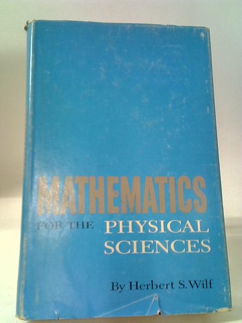 Mathematics for Physical Science By Herbert S. Wilf