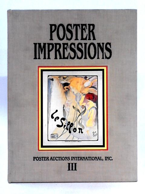 Poster Impressions; Sale No. 3, June 1, 1986 By Jack Rennert