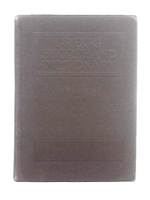 Gregg Shorthand Dictionary By John Robert Gregg