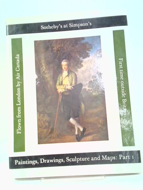 Catalogue Of Old Master, 18th And 19th Century, Impressionist And Modern Paintings, Drawings And Sculpture von Various