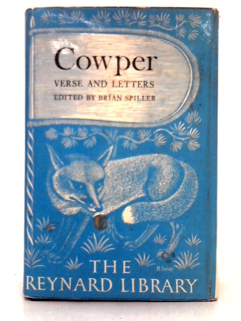 Cowper Poetry and Prose By Brian Spiller